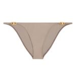 CELINE TRIOMPHE SWIMSUIT BOTTOM IN MATTE JERSEY LIGHT TAUPE