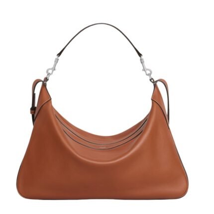 CELINE LARGE STRAP ROMY IN SUPPLE GRAINED CALFSKIN BLACK