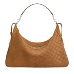 CELINE LARGE STRAP ROMY IN SUEDE CALFSKIN WITH TRIOMPHE ALL OVER