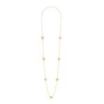 CELINE HEIRLOOMS MÉDAILLE SAUTOIR IN BRASS WITH GOLD FINISH