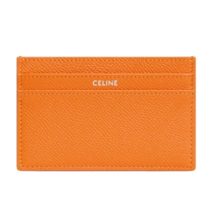 CELINE MEDIUM CARD HOLDER IN GRAINED CALFSKIN