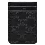 CELINE MAGNET CARD HOLDER IN CALFSKIN WITH TRIOMPHE EMBOSSED