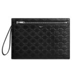 CELINE POUCH WITH STRAP IN CALFSKIN WITH TRIOMPHE EMBOSSED