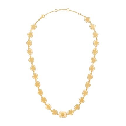 CŒUR CELINE NECKLACE IN BRASS WITH GOLD FINISH