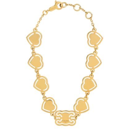 CŒUR CELINE BRACELET IN BRASS WITH GOLD FINISH