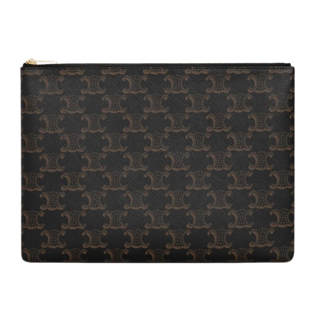 1 CELINE POUCH IN TRIOMPHE CANVAS