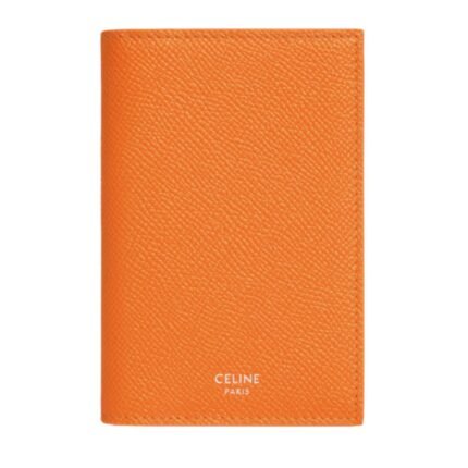 CELINE VERTICAL CARD HOLDER IN GRAINED CALFSKIN