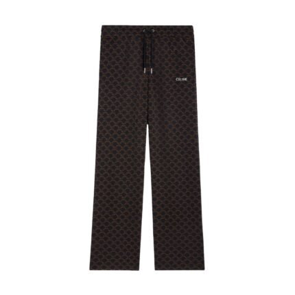 CELINE TRACKSUIT PANTS IN DOUBLE FACE JERSEY