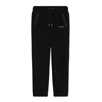 CELINE LOOSE TRACK PANTS IN JERSEY FLEECE
