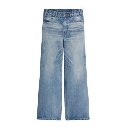 CELINE FLARED SURF JEANS IN SUMMER DAZED WASH DENIM