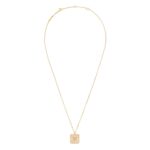 CELINE TRIOMPHE NIGHTFALL NECKLACE IN STRASS AND BRASS WITH GOLD FINISH