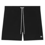 CELINE TRIOMPHE SWIM SHORTS IN NYLON NAVY