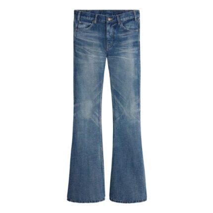 CELINE MARCO JEANS IN DARK UNION WASH DENIM