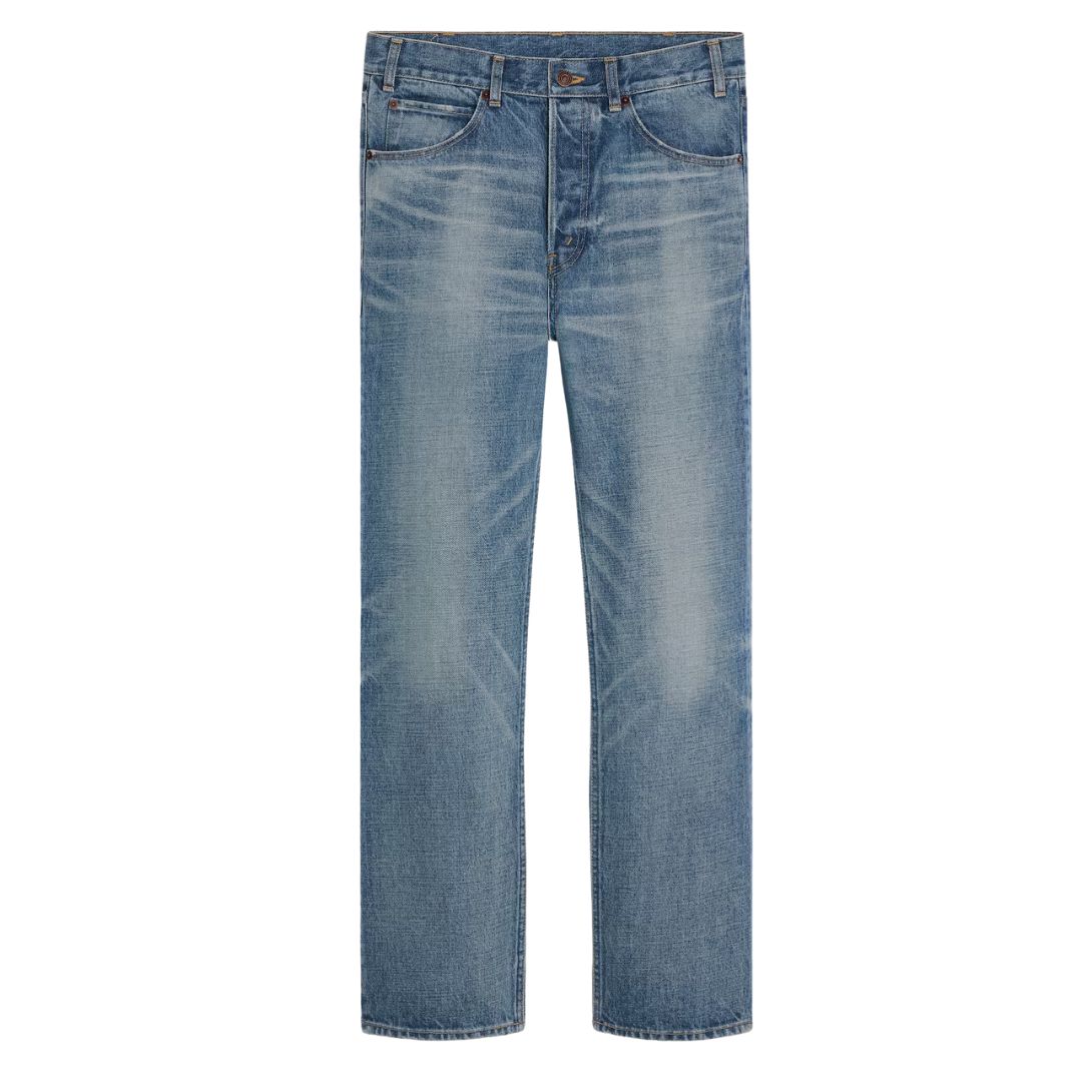 1 CELINE KURT JEANS IN UNION WASH DENIM