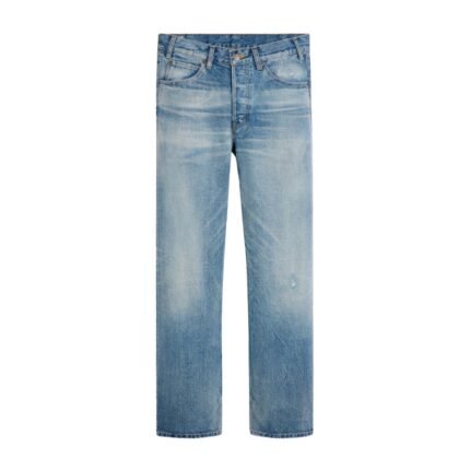 CELINE KURT JEANS IN MORNING LIGHT WASH DENIM