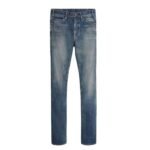 CELINE SKINNY JEANS IN TRAIL WASH DENIM