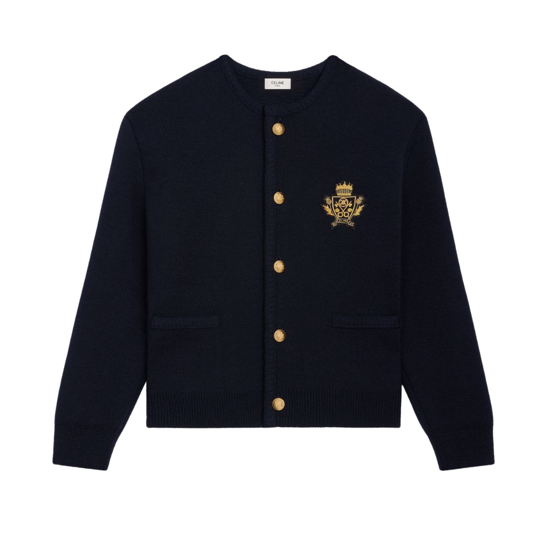 1 CELINE CARDIGAN JACKET IN WOOL