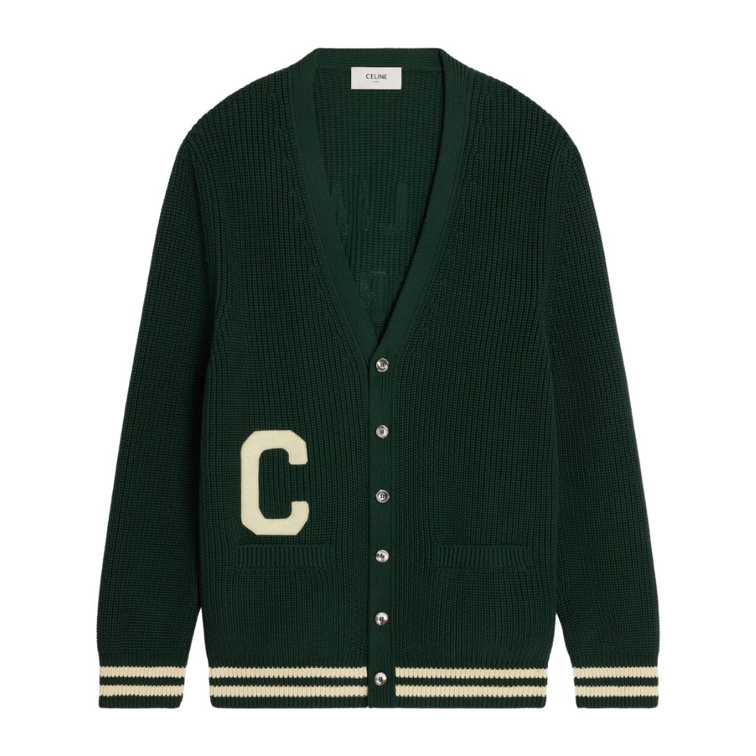 1 CELINE COLLEGE CARDIGAN IN COTTON
