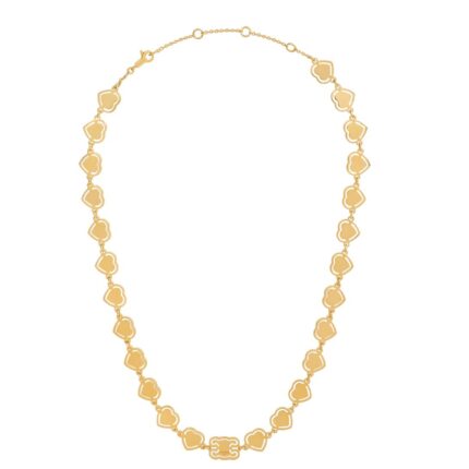 CELINE CŒUR NECKLACE IN BRASS WITH GOLD FINISH