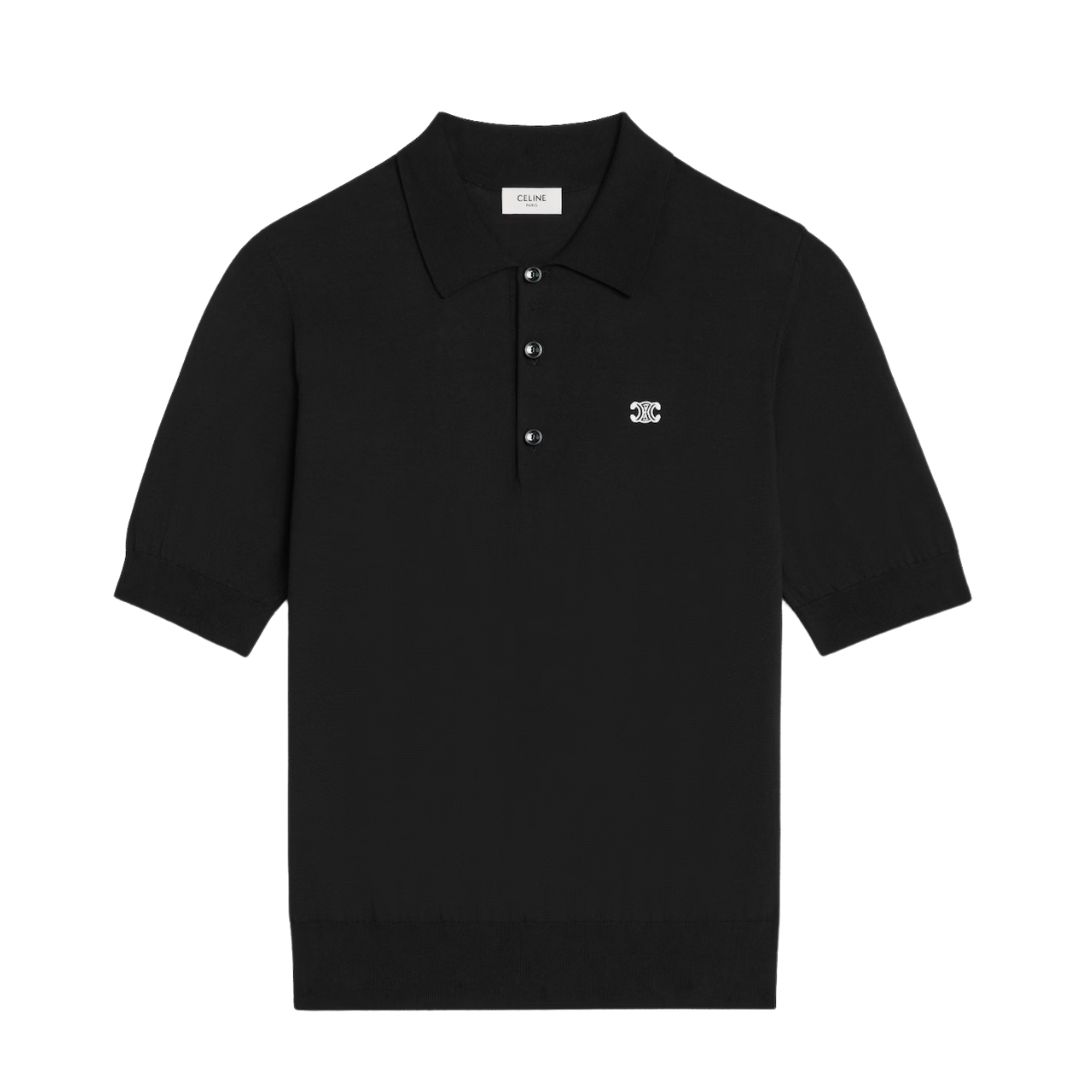 1 CELINE TRIOMPHE POLO IN FINE COTTON