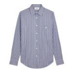 CELINE LOOSE SHIRT IN STRIPED COTTON