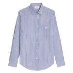 CELINE LOOSE SHIRT IN STRIPED COTTON