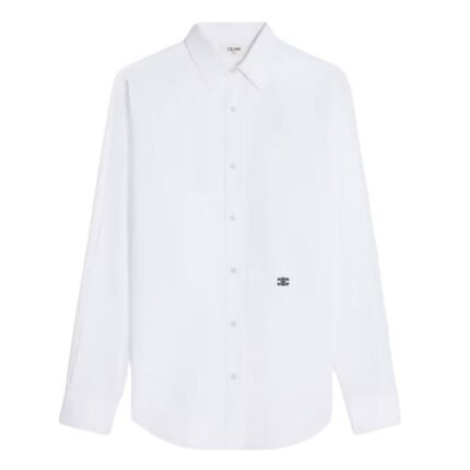 CELINE LOOSE SHIRT IN COTTON POPLIN