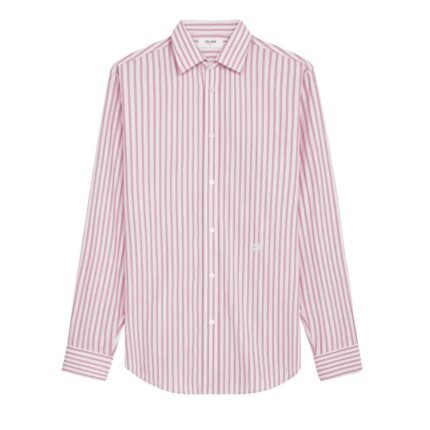 CELINE LOOSE SHIRT IN STRIPED COTTON POPLIN