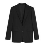 CELINE CLASSIC JACKET IN WOOL GABARDINE INK