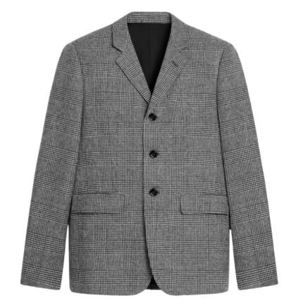 CELINE MODS JACKET IN PRINCE OF WALES WOOL