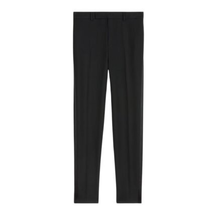 CELINE CLASSIC TUX PANTS IN GRAIN DE POUDRE