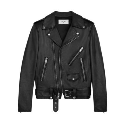 CELINE CLASSIC BIKER JACKET IN CALFSKIN
