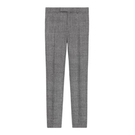 CELINE MODS PANTS IN PRINCE OF WALES WOOL