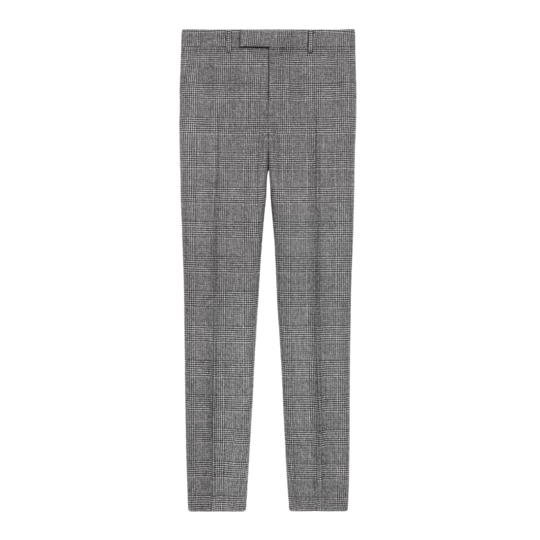 1 CELINE MODS PANTS IN PRINCE OF WALES WOOL