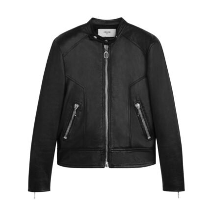 CELINE RACER BLOUSON JACKET IN SOFT LAMBSKIN