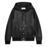 CELINE LOOSE BLOUSON JACKET IN SOFT LAMBSKIN