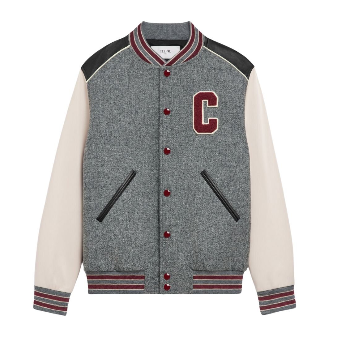 1 CELINE CLASSIC TEDDY JACKET IN WOOL TRICOTINE