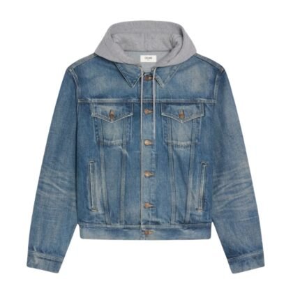 CELINE TRUCKER JACKET IN UNION WASH DENIM