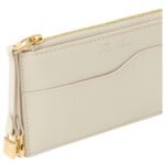 LORO PIANA EXTRA ZIP POUCH LIGHT TRAVERTINE