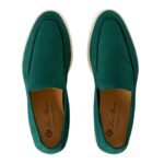 LORO PIANA SUMMER WALK LOAFER AGANO GREEN