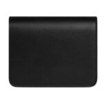 CELINE TRIOMPHE COMPACT WALLET IN SHINY CALFSKIN BLACK
