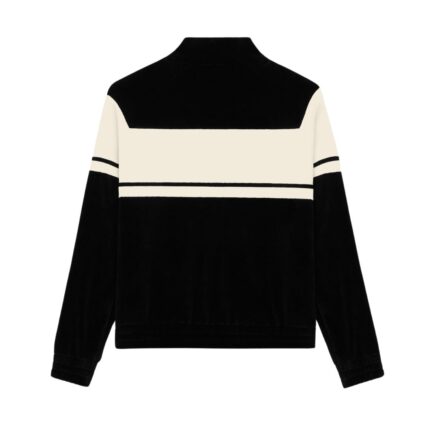 CELINE TRACKSUIT JACKET IN VELVET JERSEY