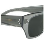 CELINE BLACK FRAME 55 SUNGLASSES IN ACETATE CARAMEL TRANSPARENT KHAKI