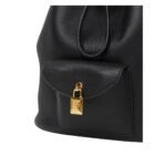 LORO PIANA EXTRA DRAWSTRING BACKPACK L27 BLACK