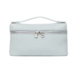 LORO PIANA EXTRA POCKET MINI POUCH BLACK