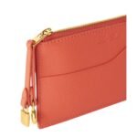 LORO PIANA EXTRA ZIP POUCH CORAL FICTION