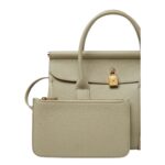 LORO PIANA LOOM BAG L25 DRIED TARAGON-SUN GOLD