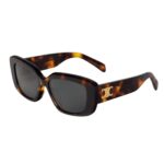 CELINE TRIOMPHE 04 SUNGLASSES IN ACETATE DARK HAVANA