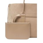 LORO PIANA LARGE GHIERA SHOPPER FUME TAUPE