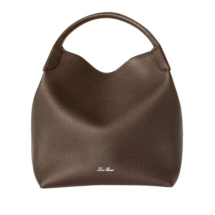 LORO PIANA LARGE BALE BAG DARK CHOCOLATE LIQUORICE